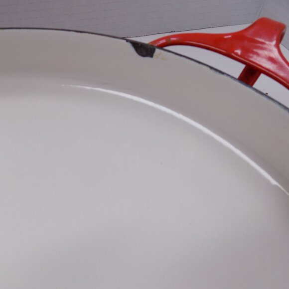 VTG Dansk IHQ Paella Pan 15" Enameled Steel Kobenstyle Quistgaard MCM Denmark - Picture 4 of 9